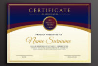 Stylish Certificate Design Professional Template Nohat With Regard To Design A Certificate Template