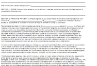 Subcontractor Agreement Free Word Templates Intended For Small Business Subcontracting Plan Template