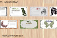 Tattoo Gift Certificate Template 7 Shop And Voucher Ideas Pertaining To Best Restaurant Gift Certificate Template 2018 Best Designs