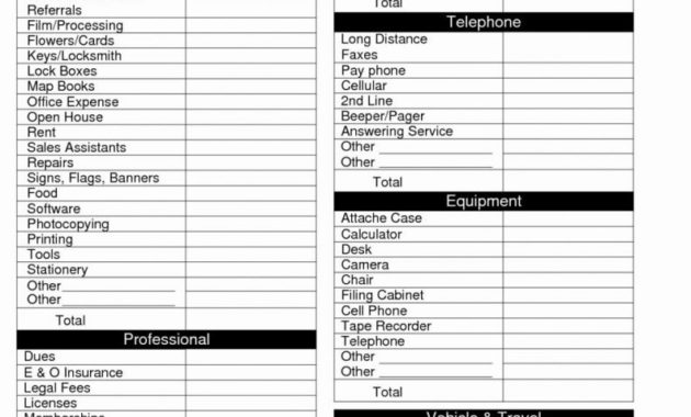 Tax Spreadsheet For Small Business For Small Business Tax Within Small Business Expense Sheet Templates