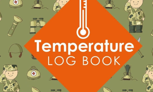 Temperature Log Book Food Temperature Log Book With Pharmacy Temperature Log Template