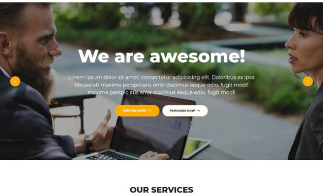 Templatemag Bootstrap And Website Templates Intended For Professional Website Templates For Business