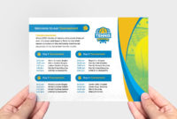 Tennis Event Flyer Template Psd Ai Vector Brandpacks Intended For Free Meeting Flyer Template