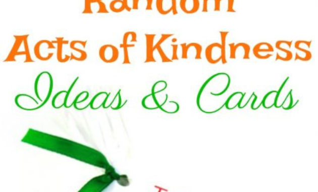 The Best Random Acts Of Kindness Printable Cards Free For Printable Certificate For Take Your Child To Work Day