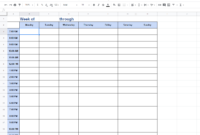 The Best Weekly Schedule Templates Organize Your Time Pertaining To Weekly Agenda Template Notion