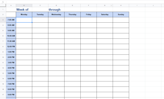 The Best Weekly Schedule Templates Organize Your Time Pertaining To Weekly Agenda Template Notion