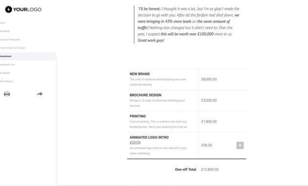 This Free Brand Design Proposal Template Won 36M Of With Regard To Awesome Branding Proposal Template