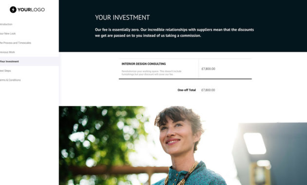 This Free Interior Design Proposal Template 19M Of Business Pertaining To Interior Design Proposal Template