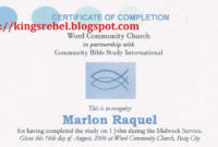 Tidbits And Bytes Example Of Certificate Of Completion Pertaining To Amazing International Conference Certificate Templates