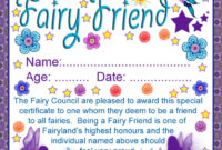 Tooth Fairy Certificate Free Printable Uk Happy Living In Tooth Fairy Certificate Template Free