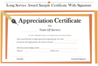 Top 25 Certificates Powerpoint Templates Used With Regard To Long Service Certificate Template Sample