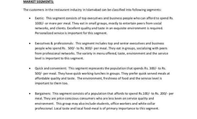 Top 5 Resources To Get Free Restaurant Business Plan Throughout Business Plan For Cafe Free Template