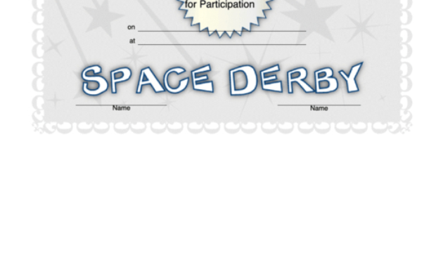 Top 50 Certificate Of Participation Templates Free To With Regard To Certificate Of Participation Template Pdf