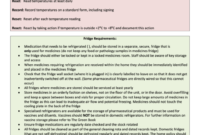 Top Refrigerator Temperature Log Free To Download In Pdf Regarding Awesome Medication Refrigerator Temperature Log Template