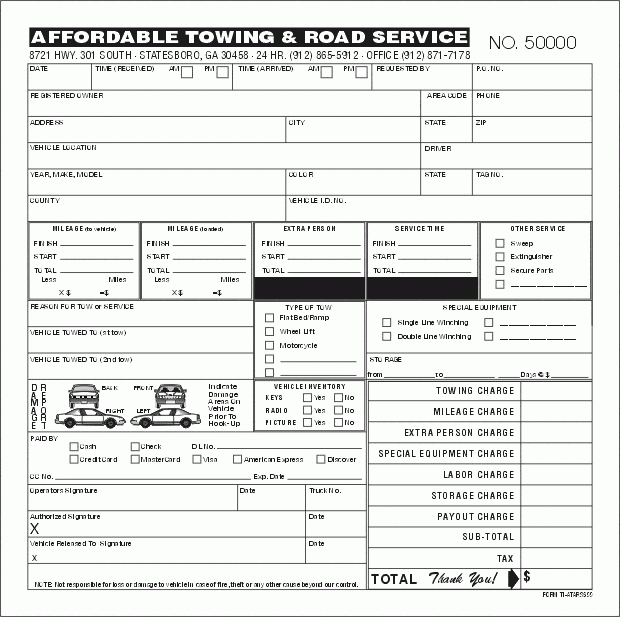 Towing Storage Lien Processing Snickfish Llc In Towing Business Plan Template