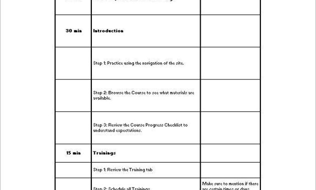Training Agenda Template 8 Free Word Excel Pdf Format In Best Program Agenda Template