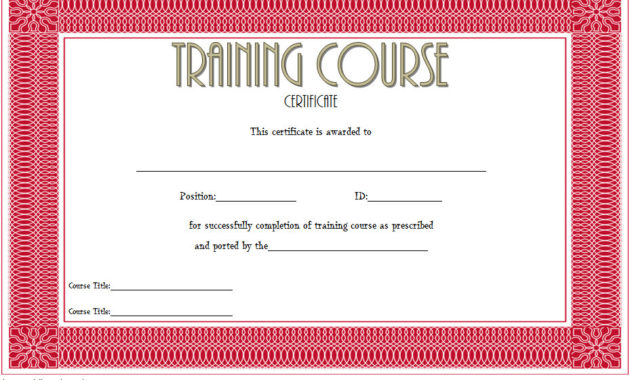 Training Course Certificate Templates 10 Best Choices Pertaining To Best Membership Certificate Template Free 20 New Designs
