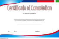 Training Course Certificate Templates 10 Best Choices Within Free Training Certificate Template Word Format