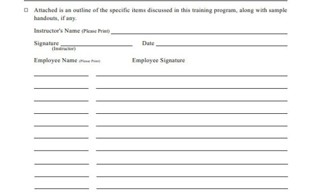Training Log Templates 10 Free Printable Word Excel Pertaining To Employee Performance Log Template