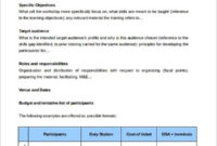 Training Proposal Template Free Sample Example Format Throughout Training Proposal Template