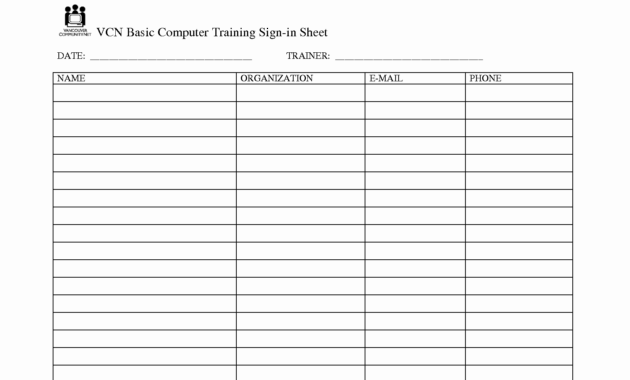 Training Sign Off Sheet Templates Latter Example Template Regarding Safety Training Log Template