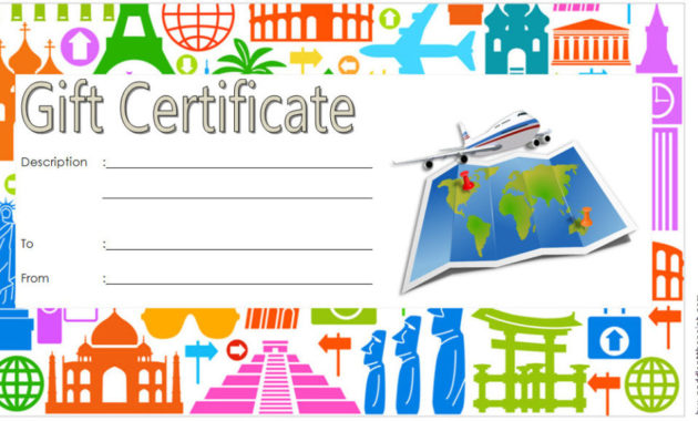 Travel Gift Certificate Editable 10 Modern Designs For Best Fishing Gift Certificate Template