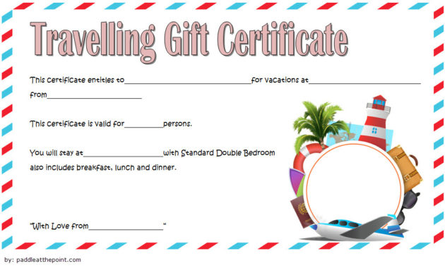 Travel Gift Certificate Editable 10 Modern Designs Inside Quality Free 10 Fitness Gift Certificate Template Ideas