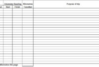 Truck Driver Log Book Template Excel Tmp Intended For Construction Log Book Template