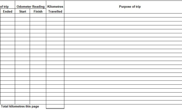 Truck Driver Log Book Template Excel Tmp Intended For Construction Log Book Template