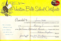 Uibles A Family Blog June 2013 Inside Best Vbs Certificate Template
