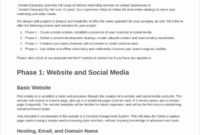 Unique Website Proposal Template Doc Audiopinions Within Website Development Proposal Template
