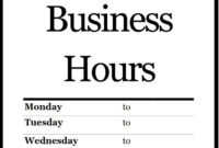Uputa O Obvezi Izdavanja Računa Izvan Radnog Vremena Throughout Business Closed Sign Template