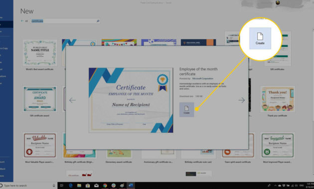 Using A Certificate Template In Microsoft Word Regarding Word 2013 Certificate Template