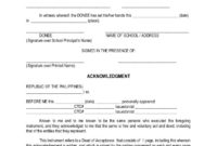 Usufructuary Contract Sample Template Williamsonga With Awesome Certificate Of Acceptance Template