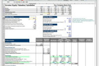 Valuation Spreadsheet Mckinsey With Financial Business With Regard To Mckinsey Business Case Template