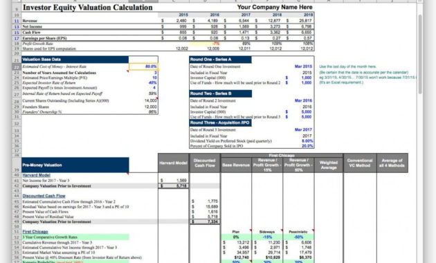 Valuation Spreadsheet Mckinsey With Financial Business With Regard To Mckinsey Business Case Template