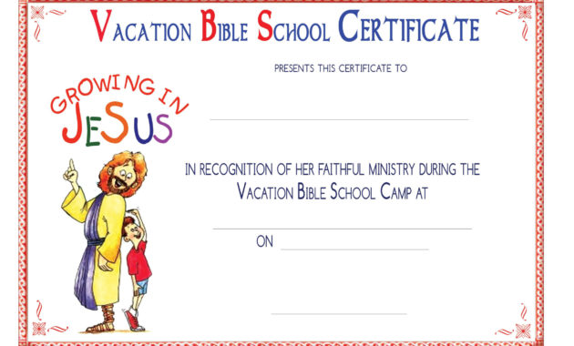 Vbs Certificate Template Douglasbaseball With Regard To Quality Vbs Certificate Template