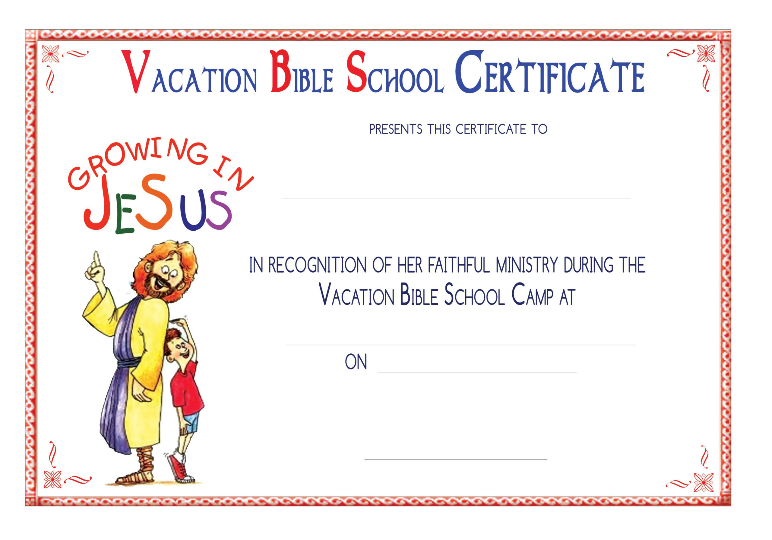 Vbs Certificate Template Douglasbaseball With Regard To Quality Vbs Certificate Template