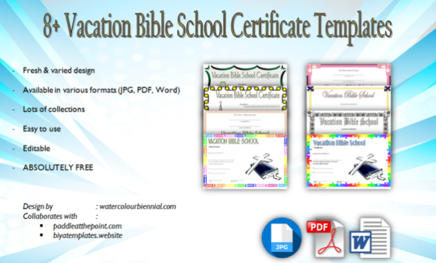 Vbs Certificate Template Templates Example Intended For Vbs Certificate Template
