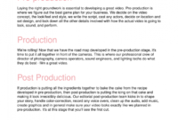 Video Production Business Proposal Template Regarding Awesome Video Production Proposal Template