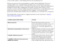 View 35 View Business Impact Analysis Document Template With It Business Impact Analysis Template