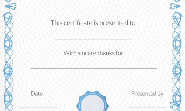 Volunteer Certificate Templates Atlantaauctionco Within Printable Volunteer Certificate Template