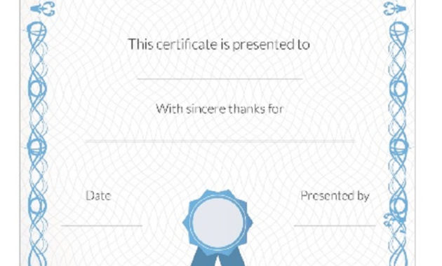 Volunteer Certificate Templates Best Samples With Printable Volunteer Certificate Template