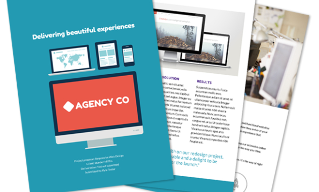 Web Design Proposal Template Free Sample Pertaining To Website Design Proposal Template
