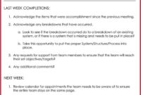 Weekly Meeting Agenda Template 9 Samples Formats In Regarding Weekly Team Meeting Agenda Template