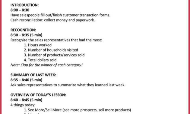Weekly Meeting Agenda Template 9 Samples Formats In Within Quality Weekly Meeting Agenda Template