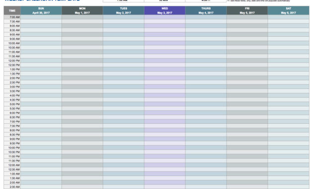 Weekly Schedule Template Google Docs Planner Template Free Intended For Amazing Weekly Agenda Template Notion