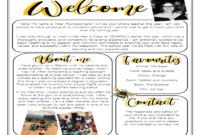 Welcome/Meet The Teacher Letter Template Teaching Resources Intended For Free Meet The Teacher Letter Template