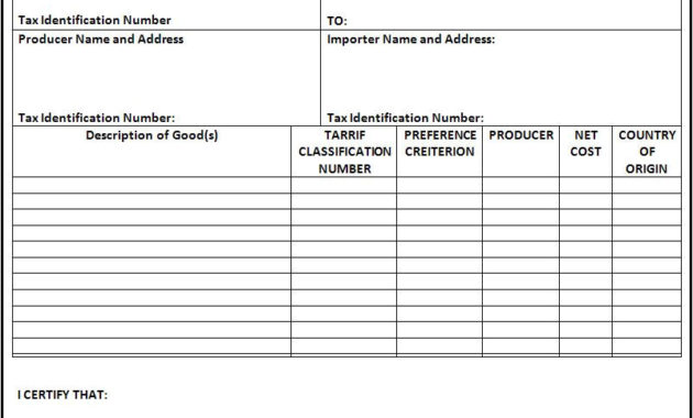 What Is The Meaning Of Template Williamsonga Throughout Certificate Of Origin Template Word