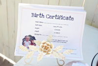 Whimsical And Vintage Chic Teddy Bear And Daisy Theme Intended For Awesome Amazing Teddy Bear Birth Certificate Templates Free